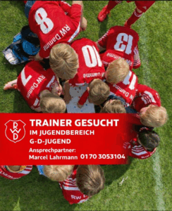 Trainer für den G-D-Jugendbereich gesucht!!!
